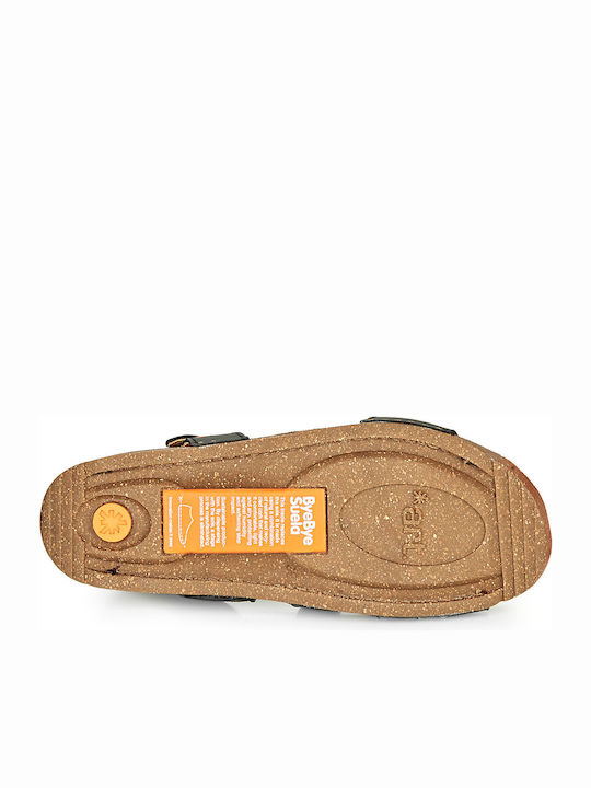 Flache Sandalen für Damen in Schwarz Farbe