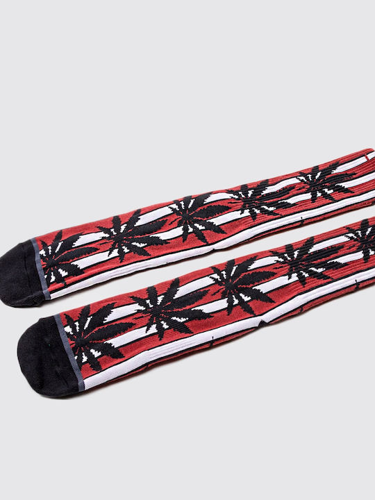 HUF Plantlife Șosete Rosewood Red 1Pachet