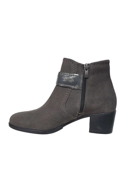 Softies Wildleder Damen Knöchelstiefel Gray