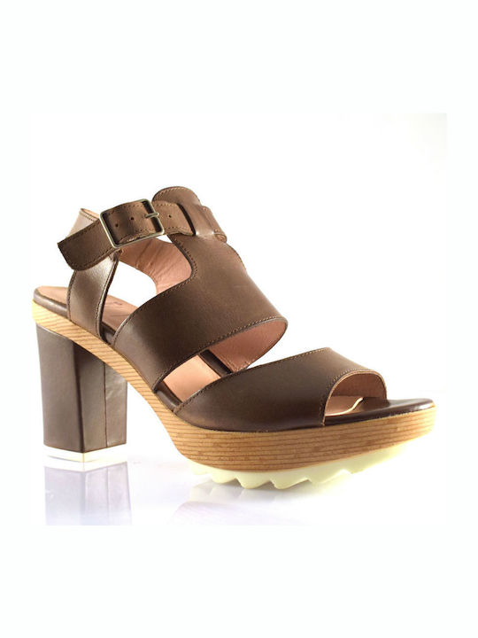 Wonders Women's Sandals Brown