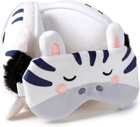 Puckator Travel Pillow Travel Set Mask and Pillow for Kids with Carrying Case 16x15x11cm