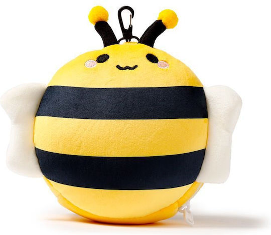 Puckator Travel Pillow Travel Set Mask and Pillow for Kids with Carrying Case Yellow
