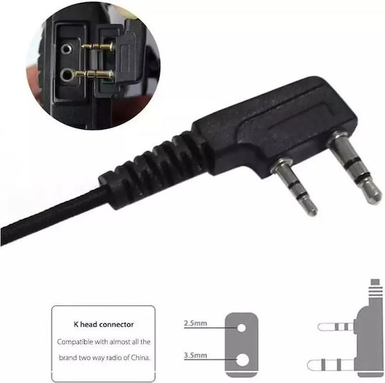Original 000.230.11165 Earpiece Walkie Talkie