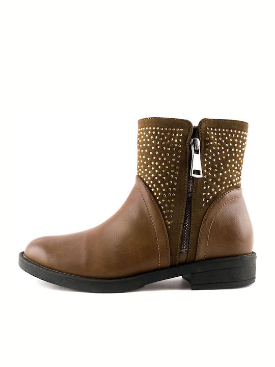 Stiefeletten Damen Braun