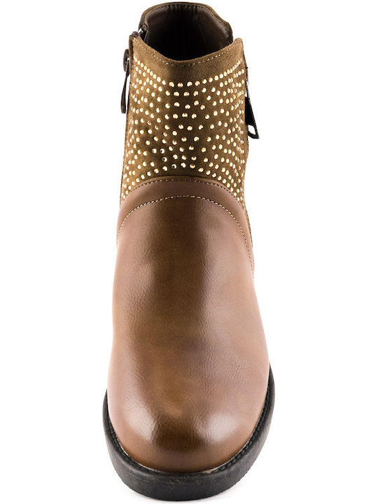 Stiefeletten Damen Braun