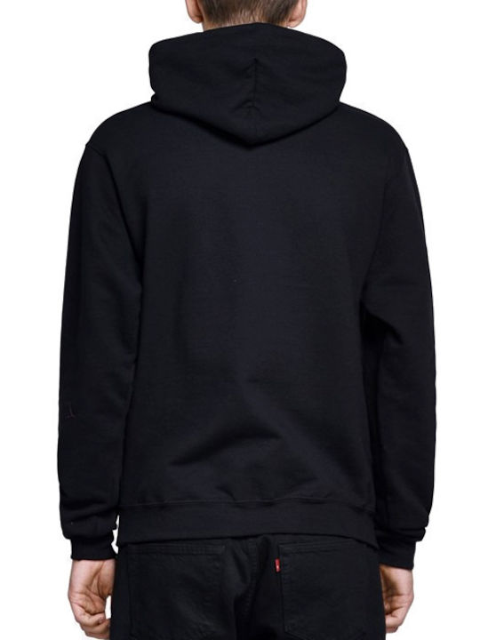 Sweatshirt with Hood Black