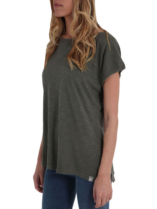 Freddy Damen T-shirt Polka Dot Khaki