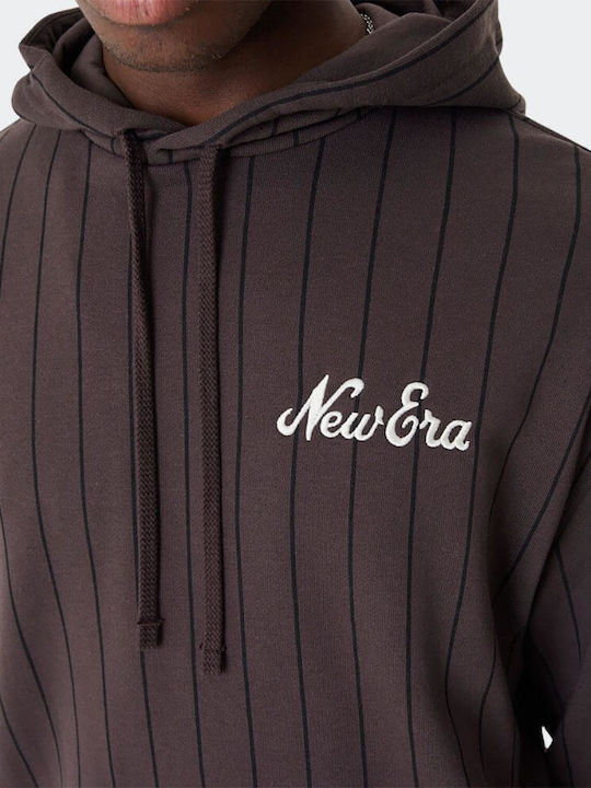 New Era Heritage Men's Sweatshirt with Hood Brown