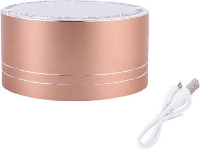 Factory Ηχείο Bluetooth 3W με Ραδιόφωνο και Διάρκεια Μπαταρίας έως 3 ώρες Χρυσό