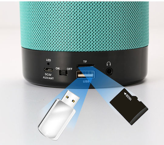Factory Bluetooth високоговорител 10W с радио Червен WS-1812
