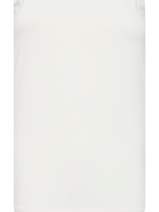Women's Blouse with Straps White.