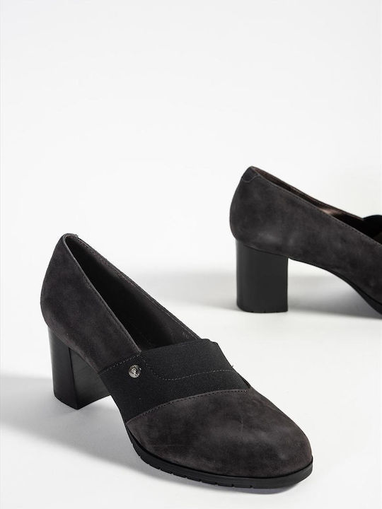 Stonefly Anatomic Leather Gray Heels