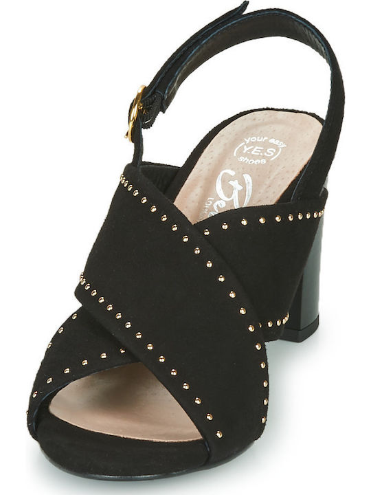 Madine Sandale Elegante Damă Negre
