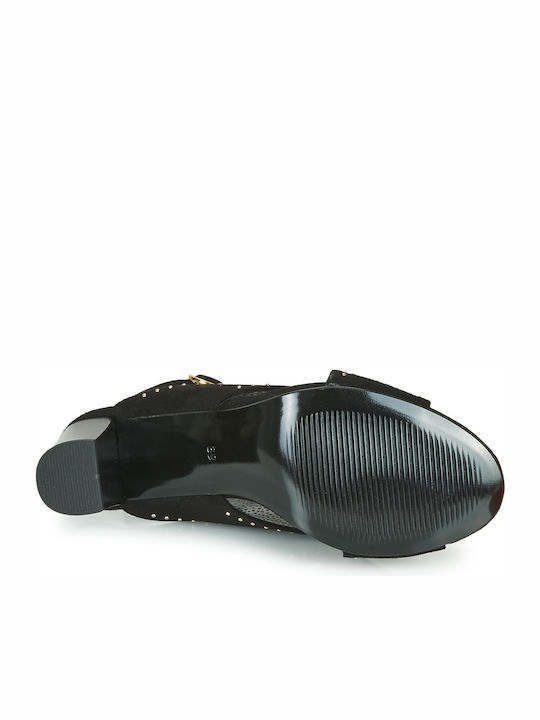 Madine Sandale Elegante Damă Negre