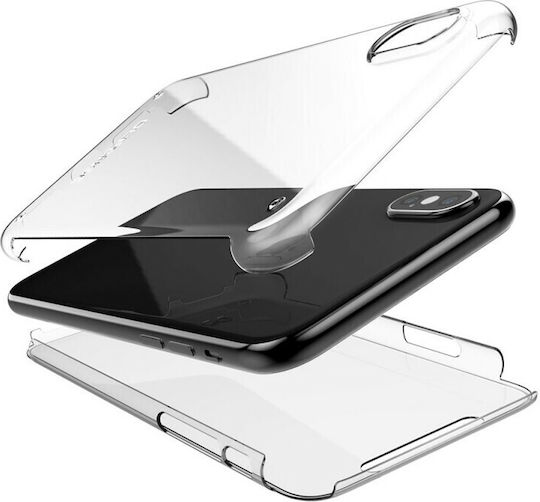 X-Doria Defense С пълно покритие (360°) Пластмаса Прозрачен (iPhone XS Max)