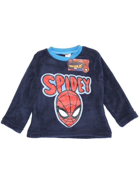 Marvel Kids Pyjamas Winter Fleece Dark Blue