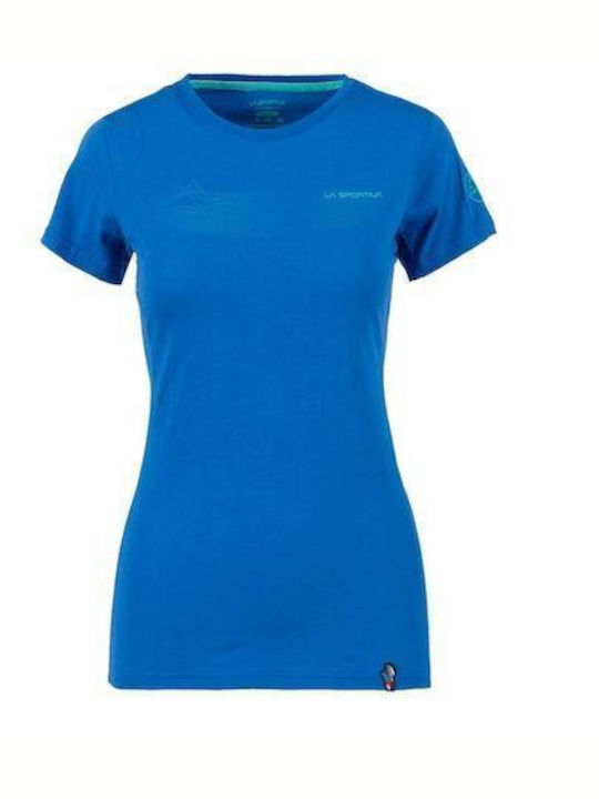 La Sportiva Women's Short Sleeve Promotional T-Shirt Marine Blue