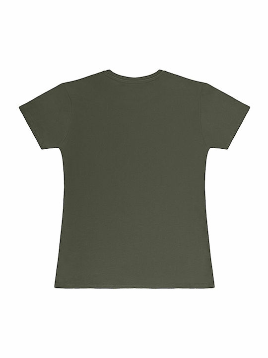 SG Sgtee F Γυναικείο Διαφημιστικό T-shirt Κοντομάνικο Military Green