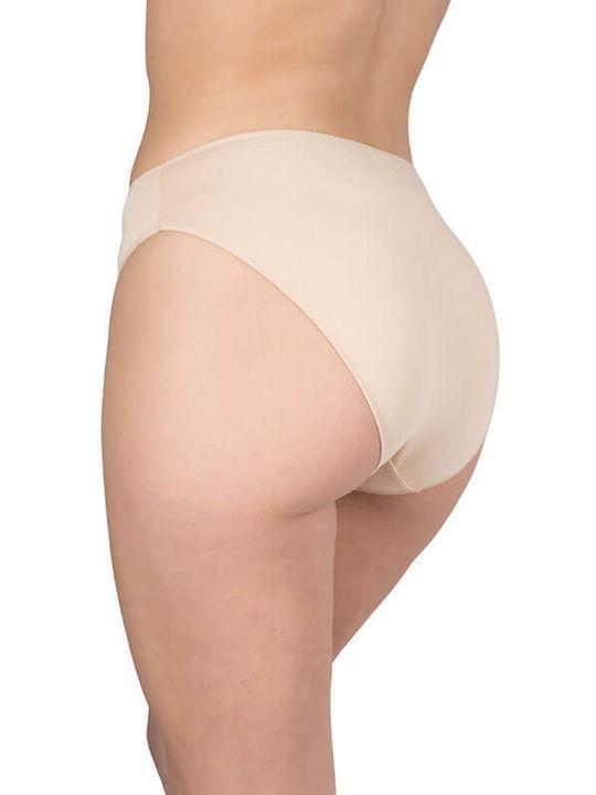 A.A UNDERWEAR Tai Bumbac Femei Alunecare MultiPack fără cusături Beige