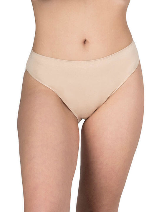 Tai Γυναικεία Slip MultiPack χωρίς Ραφές Μπεζ