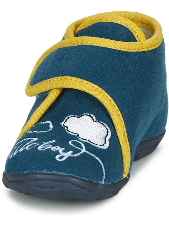 Kids Slippers Boots Blue