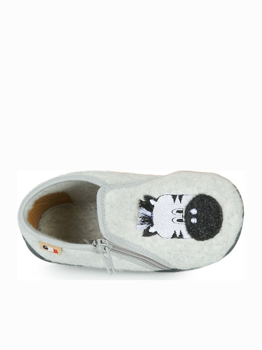 Kinderhausschuhe Stiefel Gray