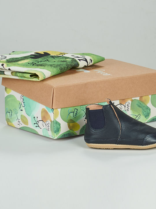 Kinderhausschuhe Stiefel Blau