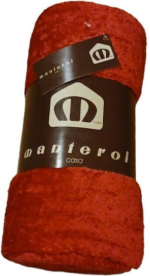 Manterol Casa Tribal 001 Ριχτάρι Πολυθρόνας Δύο 'Οψεων 130x170εκ. Τιρκουάζ