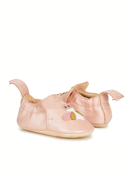 Easy Peasy Easy Peasy Weiche Sohlenschuhe Für Babys Rosa