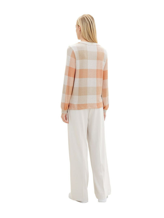Damen Bluse Langärmelig Salmon