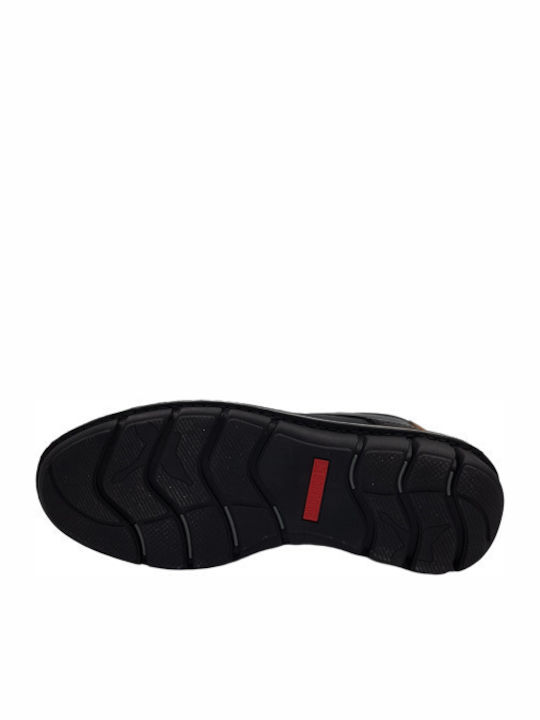 Leder Schwarz Herrenstiefel Anatomisch