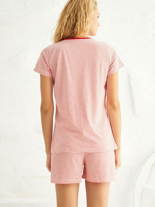 Sexen Summer Women's Pyjama Shorts Striped