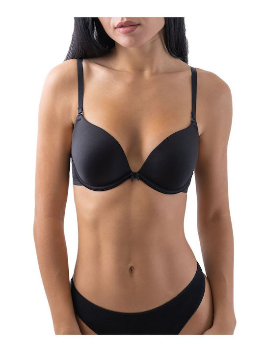 FMS Push Up Bra Black