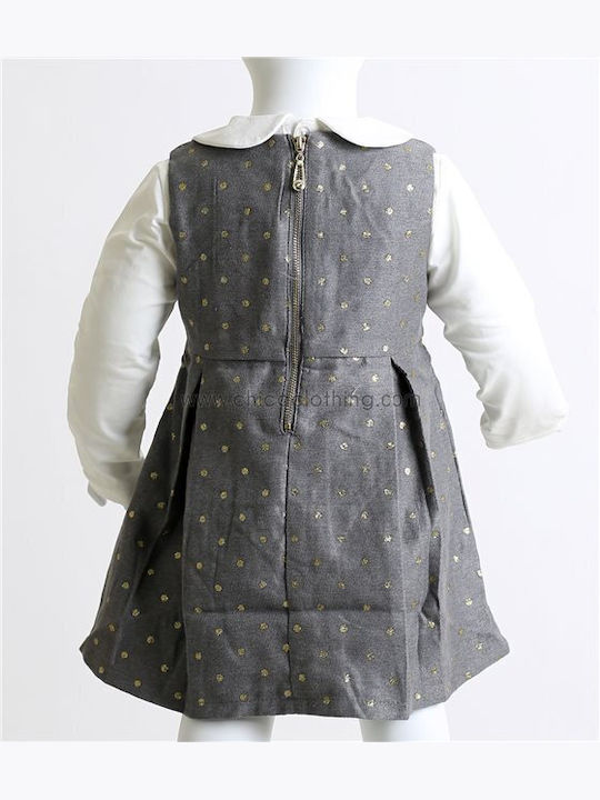 Chica Kids Dress Grey