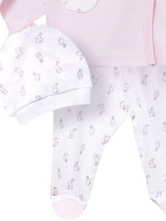 Biorganic Set Top & Bottom Kids Cotton Pyjamas Multicolour