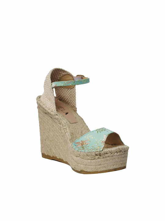 Favela Women's Platform Espadrilles Green