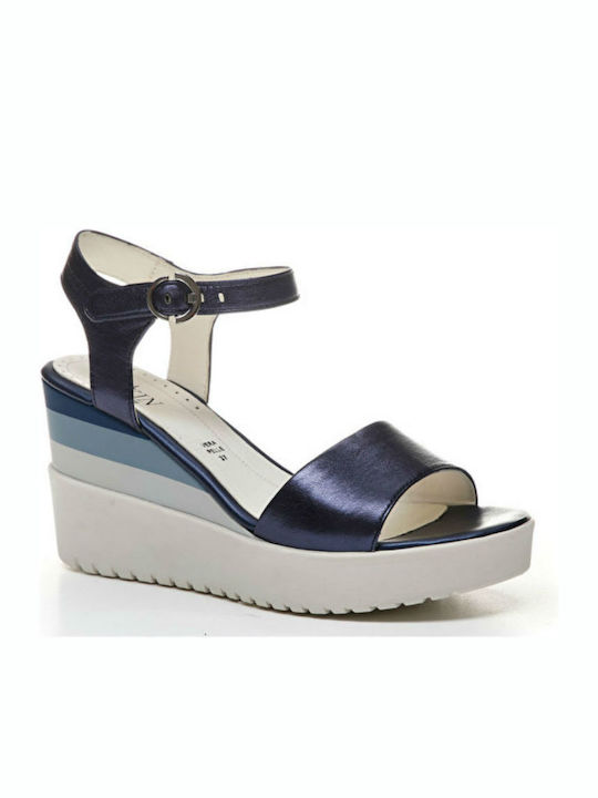 Stonefly Women's Platform Shoes Blue