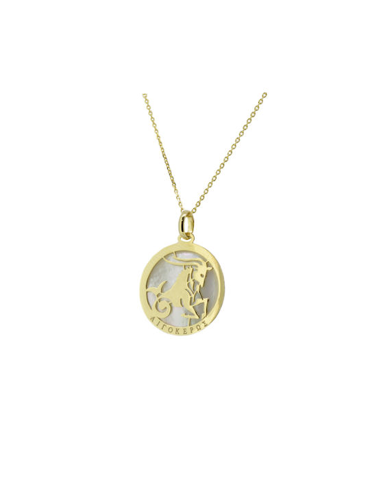 Necklace Zodiac Sign Gold Plated