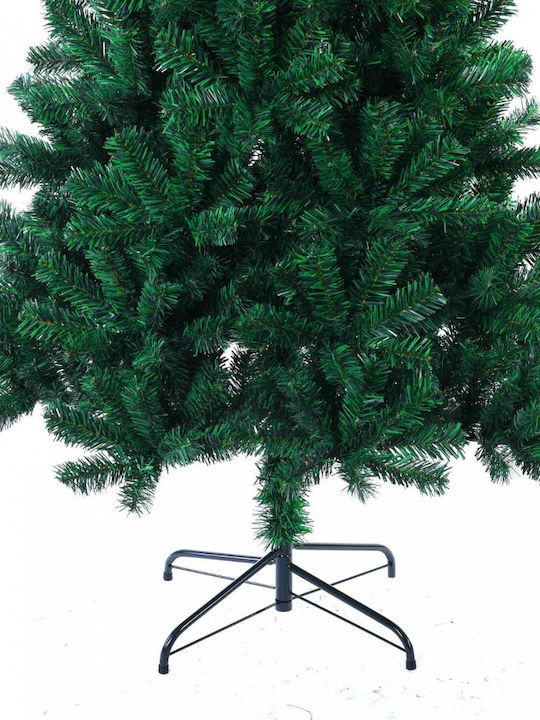 Christmas Green Tree with Metallic Base and Built in Branches H120pcs