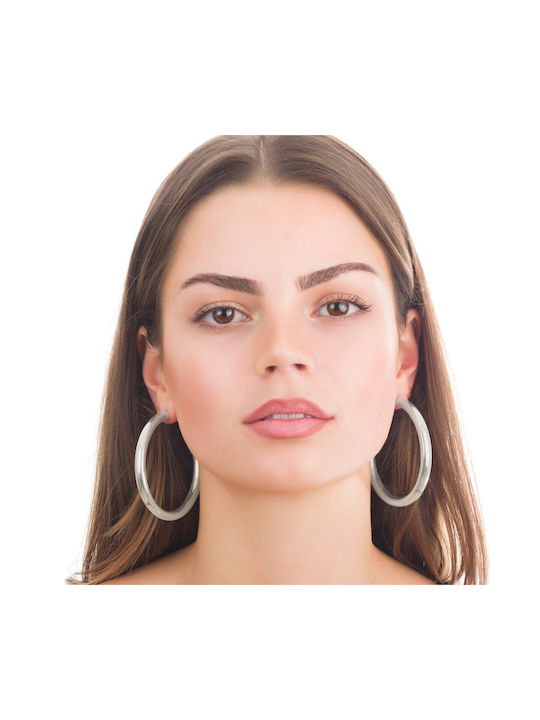 Verorama Earrings Hoops made of Silver