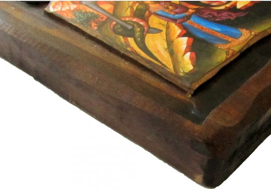 IconsGR Image St. George Wooden 52x28cm