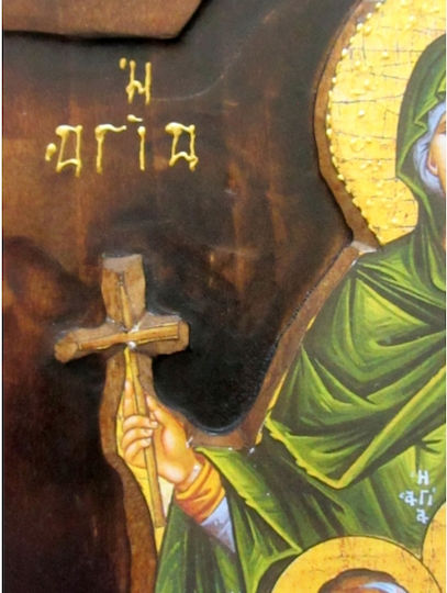 IconsGR Εικόνα Света София Дърво 52x28см.