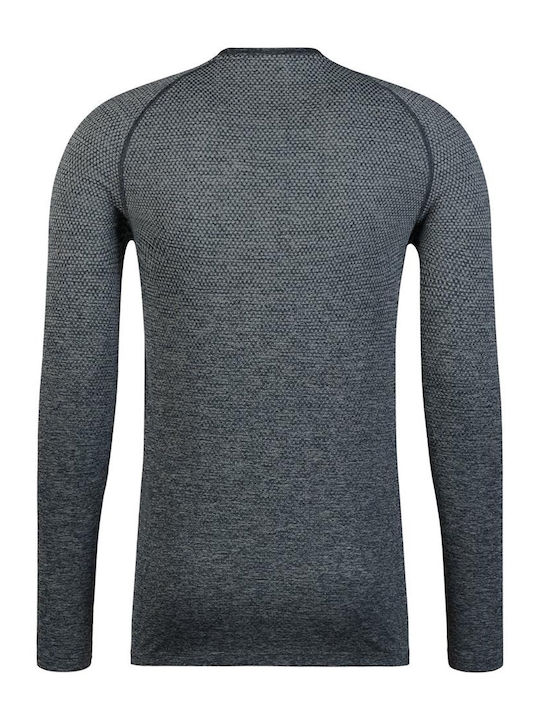 Essential Seamless Herrenblusen Sportlich Dunkelgrau