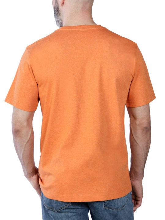 Carhartt Men's Short Sleeve T-shirt marmalade heather