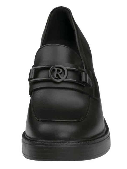 Anatomic Leather Black High Heels