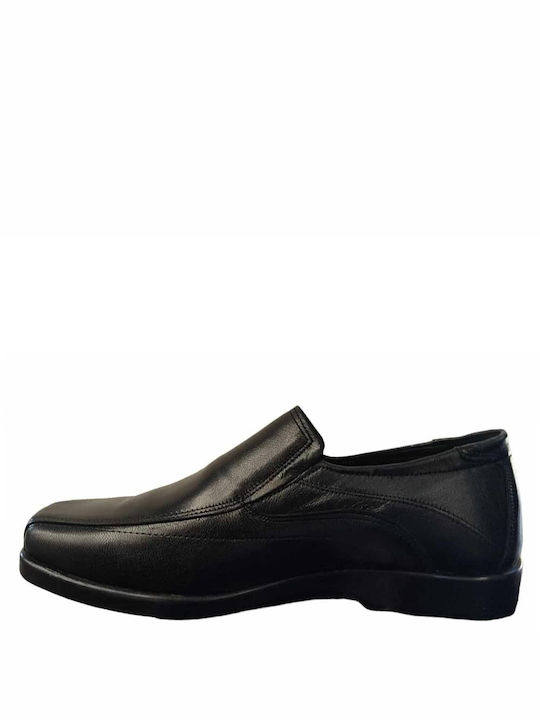 Il Mondo Comfort Leder Herren Freizeitschuhe Schwarz