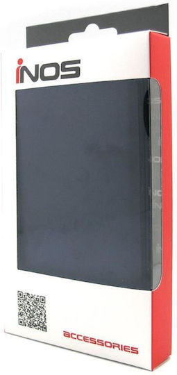 iNOS Curved S-Folio Book Piele artificială Albastru (Galaxy A02s)