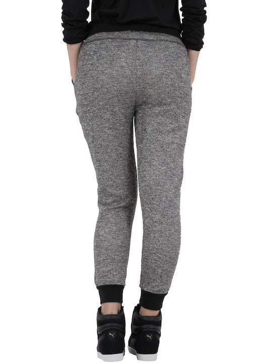 Silvian Heach Damen Stoff Hose mit Gummizug in Normaler Passform Gray