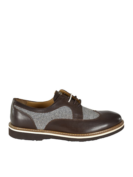 Men's Leather Casual Shoes Brown