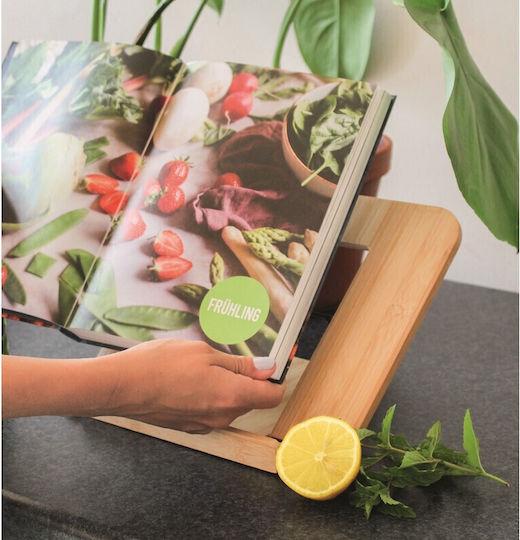 Ξύλινη Βάση Ανάγνωσης σε Μπεζ Χρώμα 27x26x2.5εκ. 1τμχ
